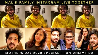 Armaan M Amaal M Jyothi M & Daboo M || Malik Family Instagram Live - Together - Magical || SLV2020