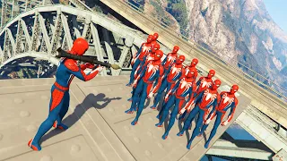 GTA V - Euphoria Ragdolls Episode 1 (Spider-man)