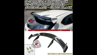 Installation Reference for 2014-2018 MAZDA 3 5DR KS STYLE SPOILER