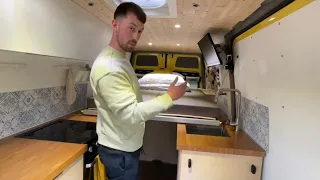 FULL VAN TOUR | Best L2H2 Layout | Mercedes Sprinter 144” | Engineer Designs Awesome Van!