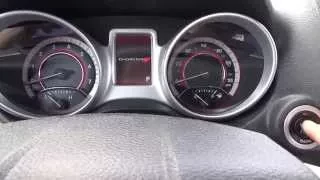 How to reset the oil maintenance light on a 2014 Dodge Journey