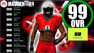 *BEST* ELUSIVE BUILD IN MADDEN 24 SUPERSTAR! BEST RB BUILD! USE THIS NOW! | ESG 24