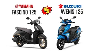 Avenis 125 VS Fascino 125 Hybrid | Comparison | Mileage | Top Speed | Price | Bike Informer