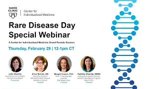 Rare Disease Day Special Webinar Center for Individualized Medicine, 2024