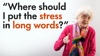 Syllable Stress in Long English Words