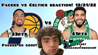 CELTICS CAN’T BEAT PACERS! INDIANA PACERS VS BOSTON CELTICS 12/21/22 FULL HIGHLIGHTS REACTION!