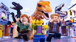 STOP MOTION LEGO T-Rex Rampage! | Billy Bricks | WildBrain