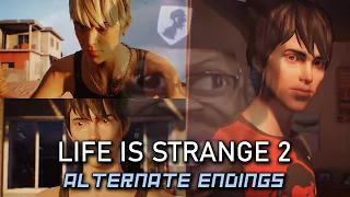 DANIEL WAS ALMOST JUSTIN BEIBER ?! | Reacting to Life is Strange 2 - Alternate Endings