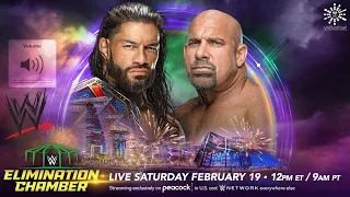 WWE elimination chamber 19/02/2022 || full match || Roman Reigns vs gold berg #romanreigns #goldberg