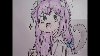 Drawing anime girl step by step