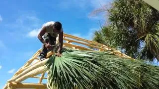 Building the tiki hut part 3