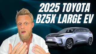 2025 Toyota bZ5x large electric SUV built in Toyota's US EV megafactory