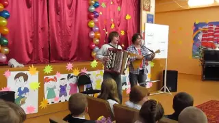 Песенка друзей баян+балалайка, Live