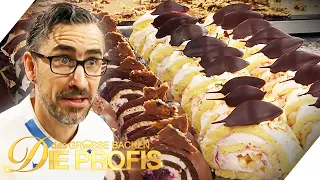 Komplett von der Rolle: Biskuitrouladen ohne Rezept |Aufgabe 1_2| Das große Backen-Die Profis |SAT.1