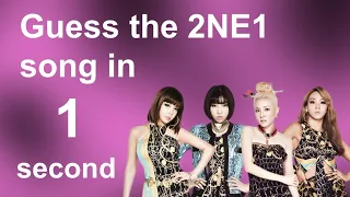 Can you guess the 2NE1 song in one second? (Game)