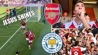 JESUS SHINES as ARSENAL DOMINATE AT EMIRATES! | Arsenal 4-2 Leicester City