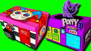 Digital Circus 🎪 VS Poppy Playtime Chapter3 🐱｜Mystery Box opening | DIY Secret Box