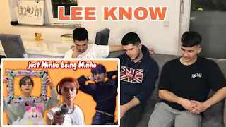 FNF Reacts to Don't try to understand LEE KNOW just love him the way he is | KPOP REACTION