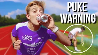 FAST Beer Mile vs. College Teammates!!