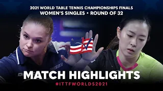 Margaryta Pesotska vs Kasumi Ishikawa | 2021 World Table Tennis Championships Finals | WS | R32