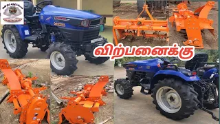 Farmtrac 26hp tractor + Mini Rotavator + Mini Forward reverse Rotavator for sale for sale