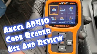 How To Use The Ancel AD410 Code Reader And Review - Check Engine Light