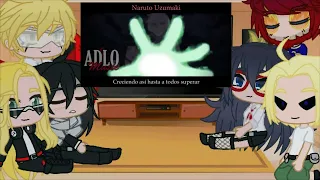 •|Pro héroes reaccionan al rap Uzumaki |•{gacha club}