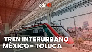 ¡Por fin está listo! El Tren interurbano México - Toluca entrará en servicio el 15 de Septiembre