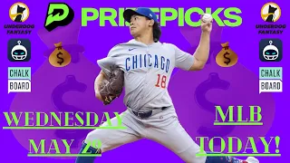 MLB PRIZEPICKS TODAY (LATER LOOK!) | Wednesday May 29 2024 | BEST BASEBALL DFS PICK'EM | UNDERDOG