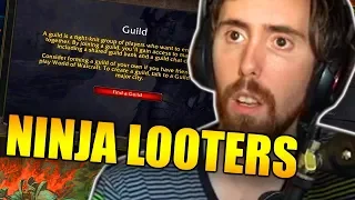 Heated Guild Negotiations - Asmongold Tries To Fix The Ninja-Looting Fiasco Via DUELING