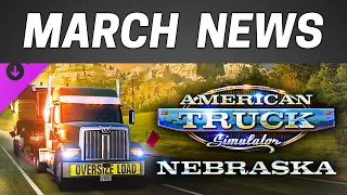 ATS Nebraska DLC News (March 2024) ● Cities + Railyard Industries (World's Largest Railyard)