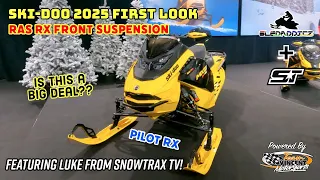 Ski-Doo RAS RX Front Suspension + Pilot RX Ski's for 2025 with SnowTrax TV | What's The Big Deal?!