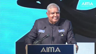 Vice President of India, Shri Jagdeep Dhankhar addressing AIMA Managing India Awards 2024