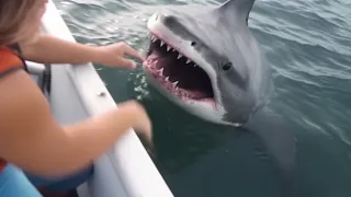 16-Foot Great White Attacks 18 Years Old Girl on Boat!