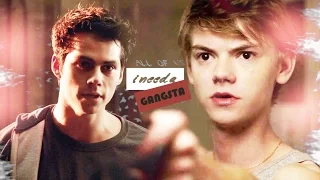 dark!thomas and newt ❖ gangsta {au}