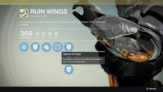 Best Exotic Titan Gauntlets (Ruin Wings)