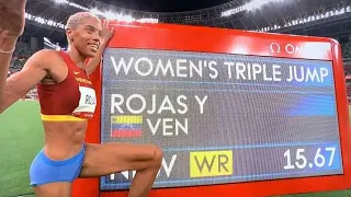 YULIMAR ROJAS CAMPEONA OLÍMPICA EN SALTO TRIPLE | RÉCORD OLÍMPICO Y RÉCORD MUNDIAL