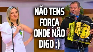 Não tens Força onde não Digo :) Desgarrada de Partir a RIR :) Cristiana Sá e Augusto Canário