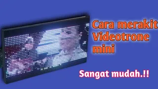 Cara merakit videotrone mini modul P4