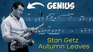 How Stan Getz Plays Autumn Leaves: What YOU can learn.