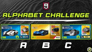 Asphalt 9 Legends - The ALPHABET CHALLENGE (Class S)