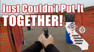 CAPSL Feburary 2024 USPSA Match Vlog - Worst Performance In A Long Time!