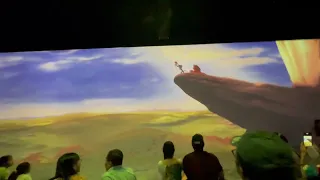 Immersive Disney Animation Experience in Singapore - Circle Of Life from Lion King (Final Part ONLY)