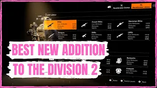 The Division 2 - Recalibration Library is a GAME CHANGER!!!