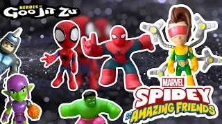 😃 Spidey and His Amazing Friends Goo Jit Zu Wackiness! Spidey turns into a Goo Jit Zu!