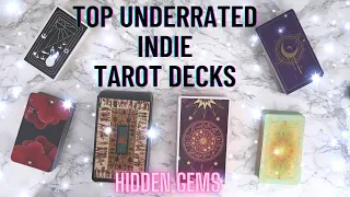 Underrated, INDIE hidden gems 🙊(BEST TAROT DECKS IN MY TAROT COLLECTION)