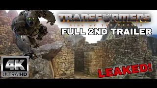TRANSFORMERS: RISE OF THE BEASTS OFFICIAL FULL 2ND TRAILER! (LEAKED) 🤯😱