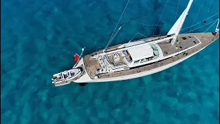 Jongert Yachts 'AZZURA' Amazing Sailing Super Yacht!