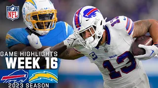 Buffalo Bills vs. Los Angeles Chargers | 2023 Week 16 Game Highlights