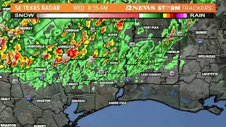 WEATHER LOOP | Track the rain, storms moving through Southeast Texas Wednesday